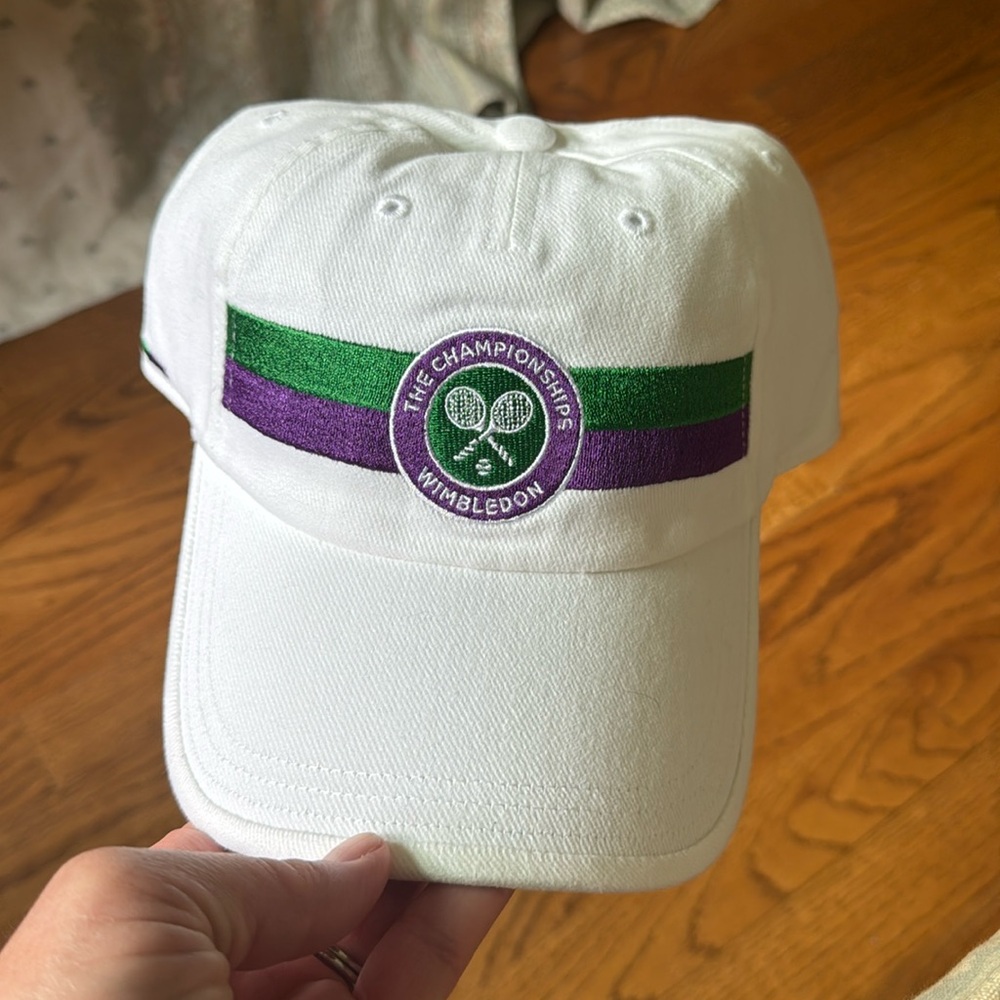 Official Wimbledon baseball cap. NEW WITH TAGS
